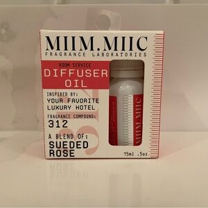 MIIM.MIIC Fragrance 312 Luxury Hotel Diffuser Oil Sueded Rose NIB